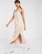 Nike premium - Slip-kjole i beige jersey-Neutral