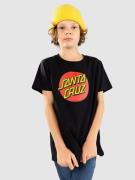 Santa Cruz Classic Dot T-shirt sort