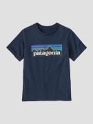 Patagonia P-6 Logo T-shirt blå