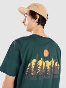 Coal Sunset Trees T-shirt grøn