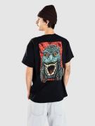 Santa Cruz X Godzilla Destroyer Stripes T-shirt sort