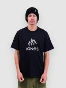 Jones Snowboards Truckee Org Cot T-shirt sort