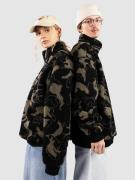 Urban Classics Oversized Pattern Teddy Troyer Half-Zip Fleecepullover ...