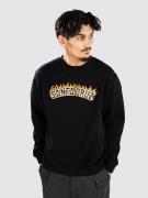 Santa Cruz Burnt Collegiate Crew Sweater sort
