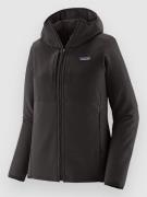 Patagonia R2 Crossstrata Hoody Jakke sort