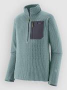 Patagonia R1 Air Zip Neck Fleecepullover blå