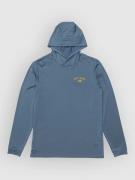 Salty Crew Overnight Hood Sunshirt Longsleeve Lycra blå