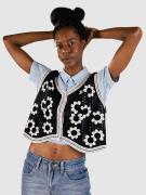 Blue Tomato Crochet Vest Pullover sort