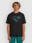 O'Neill Hybrid Upf Polygiene Graphic T-Shirt sort