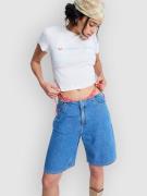Roxy Cool Girl Longline Denim Shorts blå