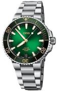 Oris Herreur 01 400 7769 4127-07 8 22 09PEB Aquis Grøn/Stål Ø41.5