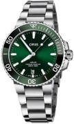 Oris Herreur 01 733 7732 4157-07 8 21 05PEB Diving Grøn/Stål Ø39.5