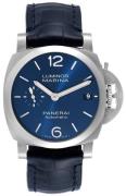 Panerai PAM01370 Luminor Blå/Læder Ø40 mm