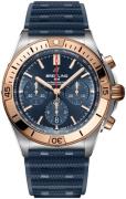 Breitling Herreur UB0134101C1S1 Chronomat B01 42 Blå/Gummi Ø42 mm