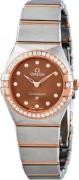 Omega Dameur 131.25.25.60.63.001 Constellation Quartz 25Mm Brun/18