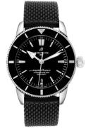 Breitling Herreur AB2030121B1S1 Superocean Heritage Ii 44 Sort/Gummi