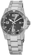 Longines Herreur L3.781.4.76.6 Hydroconquest Grå/Stål Ø41 mm