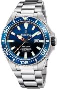 Festina Herreur F20663-1 Diver Blå/Stål Ø46 mm
