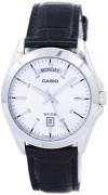 Casio Herreur MTP-1370L-7AVDF Classic Sølvfarvet/Læder Ø40 mm