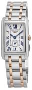 Longines Dameur L5.255.5.71.7 Dolcevita Sølvfarvet/18 karat rosa guld