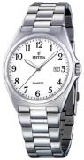 Festina Herreur F16374-1 Hvid/Stål Ø40 mm