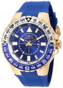 Invicta Herreur 19270 Aviator Blå/Gummi Ø52 mm