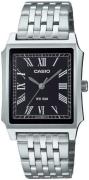 Casio MTP-B190D-1BVEF Timeless Collection Sort/Stål