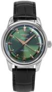 Longines Herreur L1.649.4.02.2 Conquest Heritage Grøn/Læder Ø38 mm