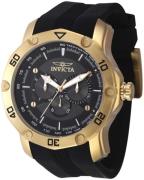 Invicta Herreur 45742 Pro Diver Sort/Gummi Ø50 mm