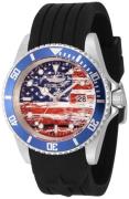 Invicta Herreur 45871 Pro Diver Flerfarvet/Gummi Ø42 mm