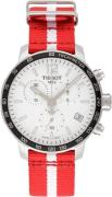 Tissot Herreur T095.417.17.037.29 Quickster Hvid/Stål Ø42 mm