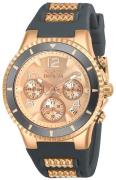 Invicta Dameur 24189 Rosa guldfarvet/Rosaguldtonet stål Ø39 mm