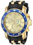 Invicta Herreur 17881 Pro Diver Champagne/Gul guldtonet stål Ø48 mm