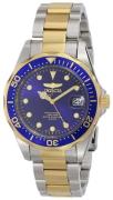 Invicta Herreur 17050 Pro Diver Blå/Gul guldtonet stål Ø38 mm