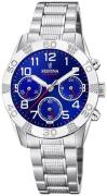 Festina Herreur F20345-2 Sport Blå/Stål Ø36 mm