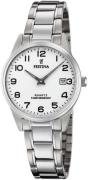 Festina Dameur F20509-1 Classic Hvid/Stål Ø31 mm