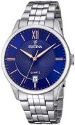 Festina Herreur F20425-5 Blå/Stål Ø43 mm