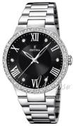 Festina Dameur F16719-2 Dress Sort/Stål Ø36 mm
