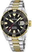 Festina Herreur F20706-3 The Original Sort/Gul guldtonet stål Ø41 mm