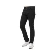 Sort Slim-Fit Bard Straight Jeans