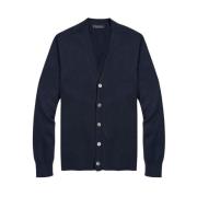 Supima Bomulds Cardigan med Knapper