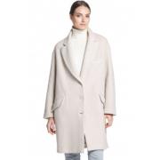 Oversized Isabel Coat i Mastic