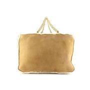 Beige Ruskind Vintage Taske