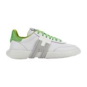 Grønne flade sko med Hogan-3R stil