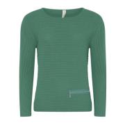 Skovhuus 5353 Jumper W. Zipper Effect Bluser 5353 Cedar Gree