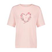 Tyra Sun Bomuld T-Shirt | Rose