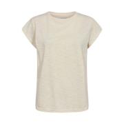 Kvinders Ulla SS T-shirt, 21469 - Creme