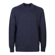 Blå Langærmet Sweater