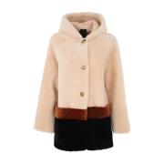 Shearling frakke