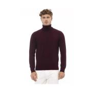 Burgundy Turtleneck Sweater